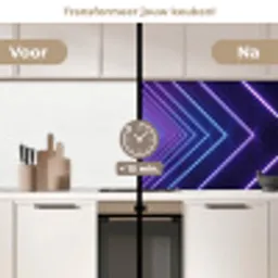 Driedimensionaal - Tunnel - Ruimte keuken achterwand 2 middel -voor-na2_NL