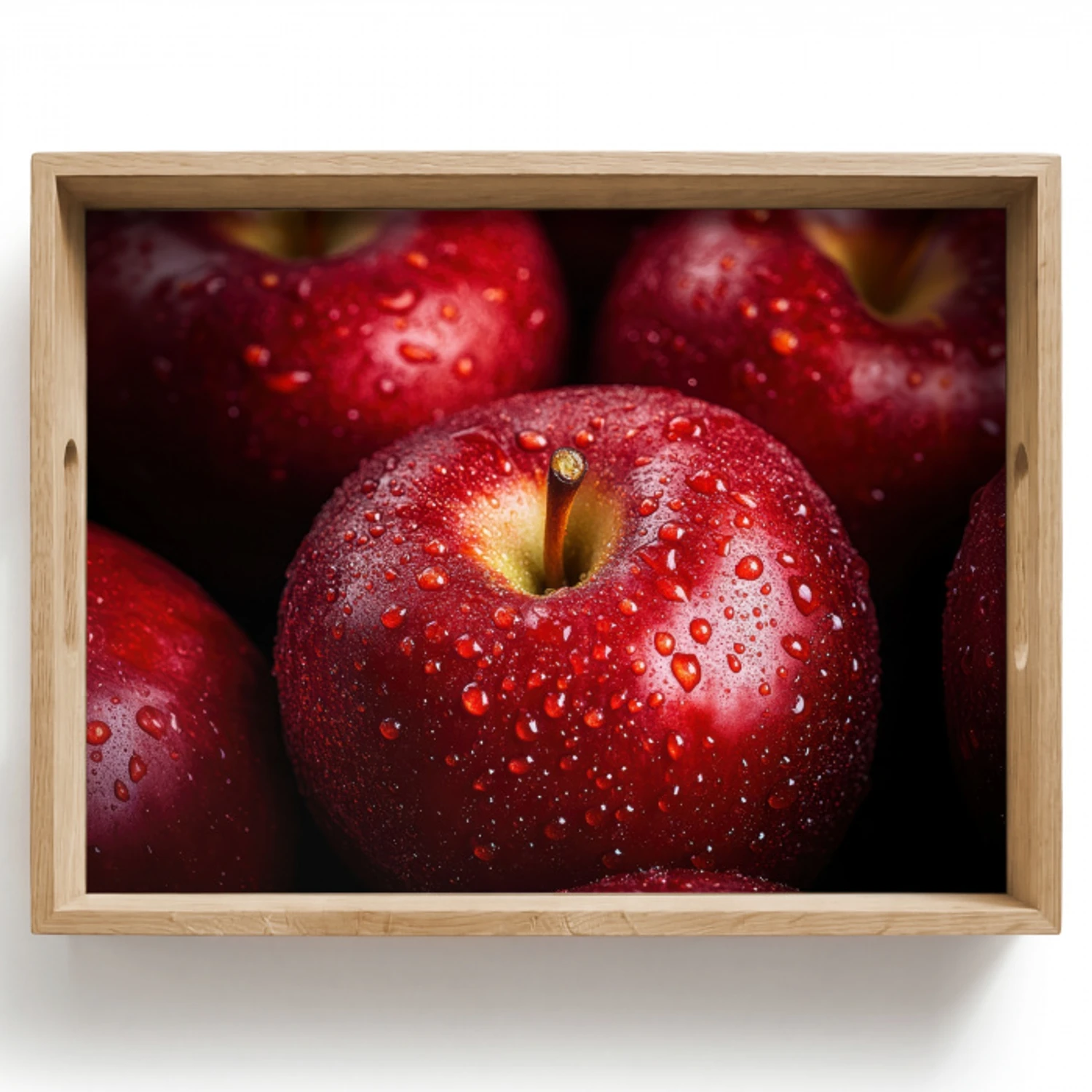 Rood - Appels - Fruit Dienblad Rechthoek middel -z3d_shopping