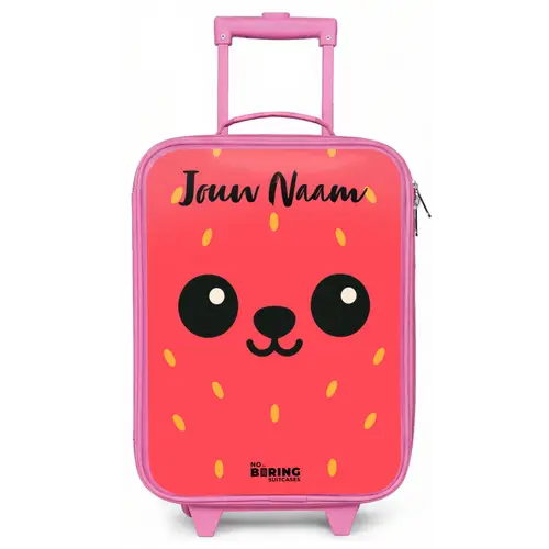 Kawai - Aardbei - Rood Kinderkoffer - Roze klein -zz3dotto