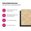 Gevlochten Natuur Inductie beschermer vinyl 3mm klein -wsfeer2_website