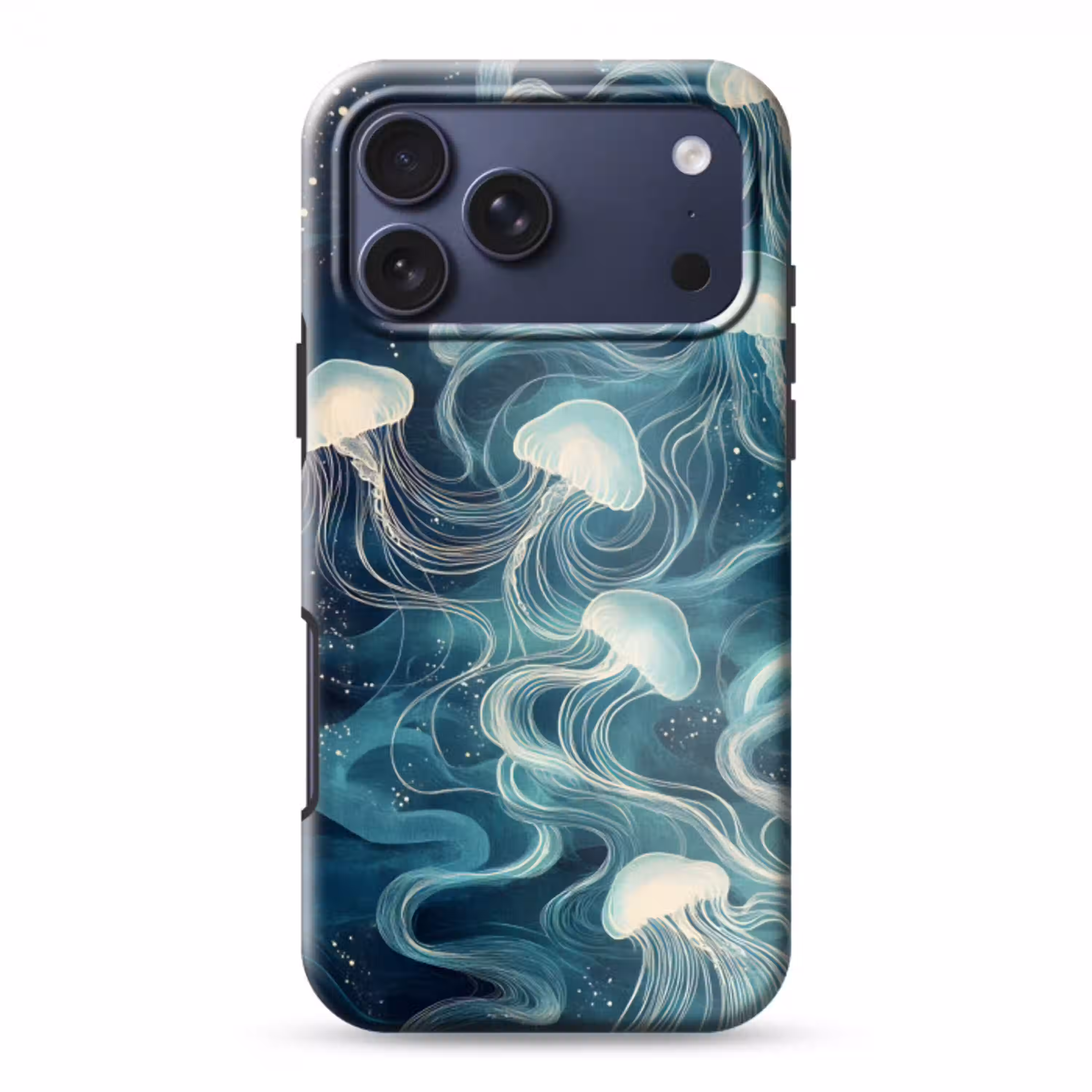 Kwallen - Zee - Wit - Golven Toughcase MagSafe Apple iPhone 17 Pro Max klein -3d