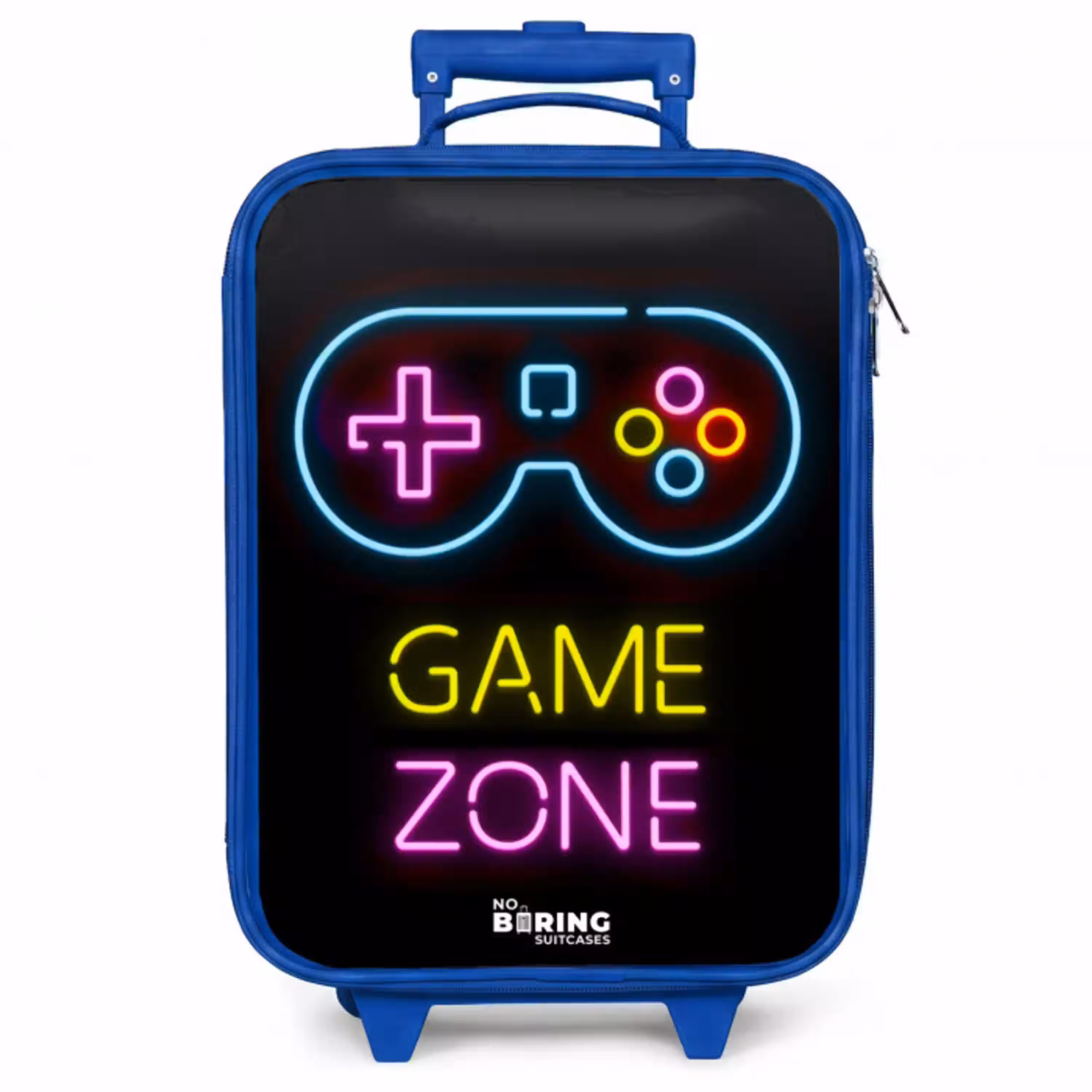 Qoute met neonkleuren Kinderkoffer - Blauw klein -zzz_website3d