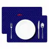Yes fun - Rood - Blauw - Stippen Placemat vinyl groot -zzsfeer2_Kitchenyeah-website
