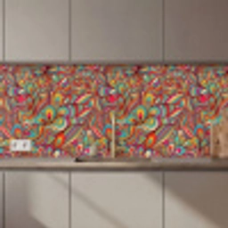 Design - Jaren 70 - Fantasy - Kleur keuken achterwand 2 middel 871 zz_3dshopping