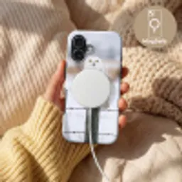Sneeuwuil - Hek - Sneeuw - Wit Toughcase MagSafe Apple iPhone 17 klein -USP_MagsafeV