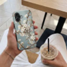 Botanisch - Stilleven - Blauw Toughcase MagSafe Apple iPhone 17 klein -Sfeer1M
