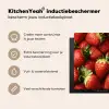 Aardbei - Fruit - Rood Inductie beschermer vinyl 3mm middel -sfeer2