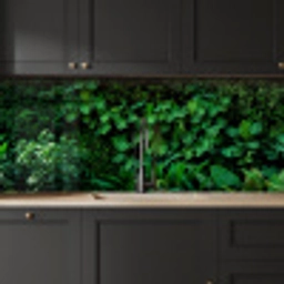 Natuur - Bos - Groen - Monstera keuken achterwand 2 middel -sfeer1