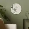 Japandi - Bamboe - Beige Akoestische PET Vilt - Rond klein -sfeer2