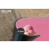 Hoorntje - Schepijs - Roze Placemat vinyl groot -closeup