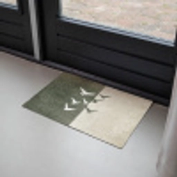 Japandi - Vogel - Groen Deurmat klein -sfeer2