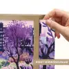 Park - Bomen - Bloemen - Gebouwen Light Box met batterij (Wandlamp) middel -USP_websiteprintNL