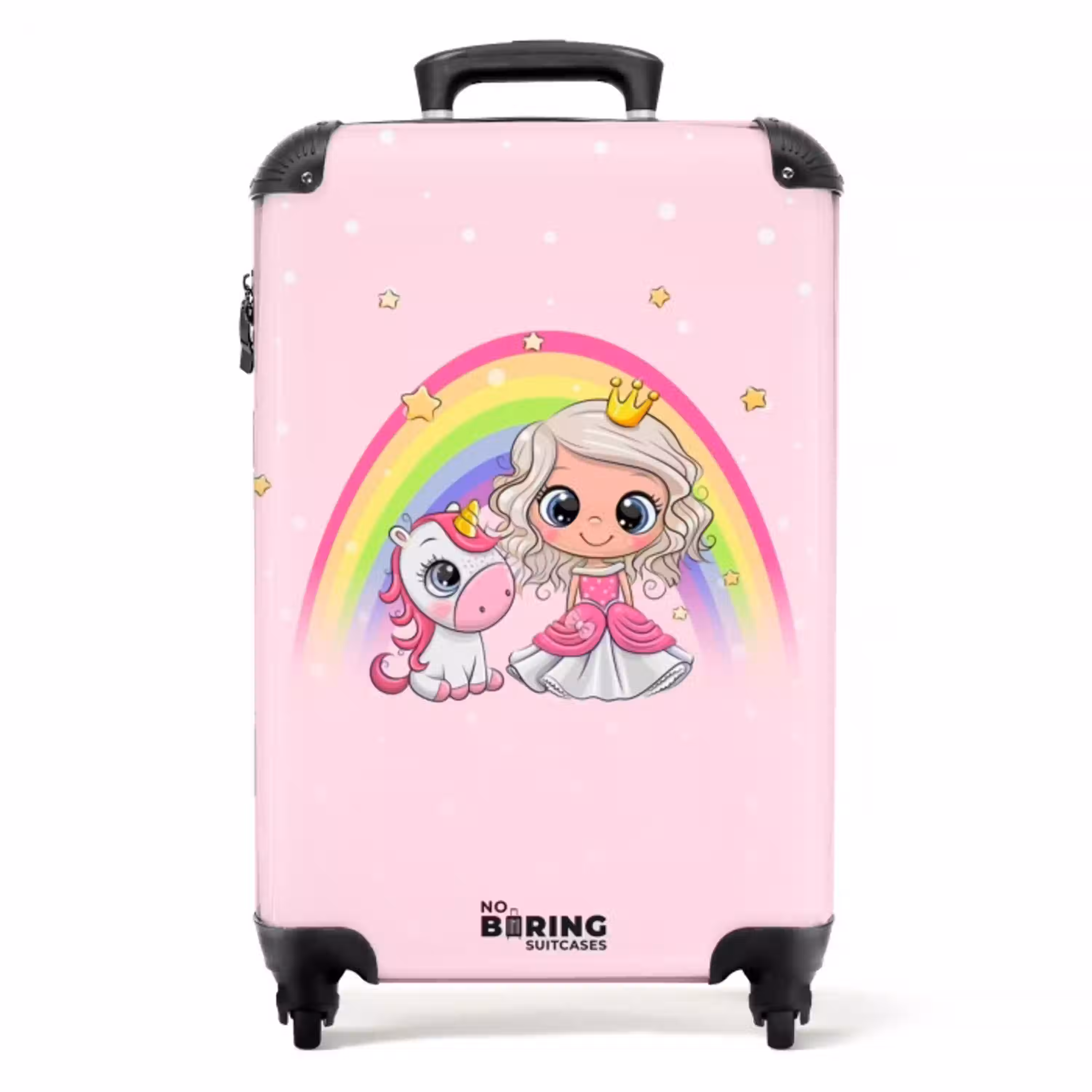 Eva eenhoornprinses NBS - Handbagage koffer - Unisex middel -productfoto_recht
