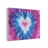 Hartvormig - Tie dye - Paars PET vilt klein -3d