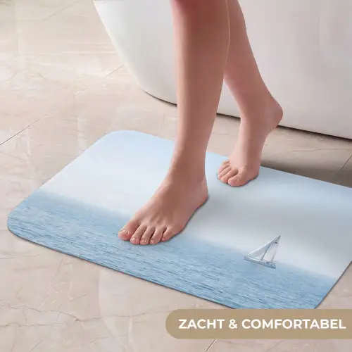 Horizon - Zeilboot - Zee Badmat klein -USP_ZachtNL
