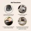 Wit - Marmer - Goud - Luxueus Inductie beschermer vinyl 3mm middel 274 -zzsfeer9_SP