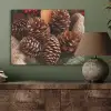 Dennenappels - Boom - Winter - Natuur - Bruin PET vilt klein -sfeer2