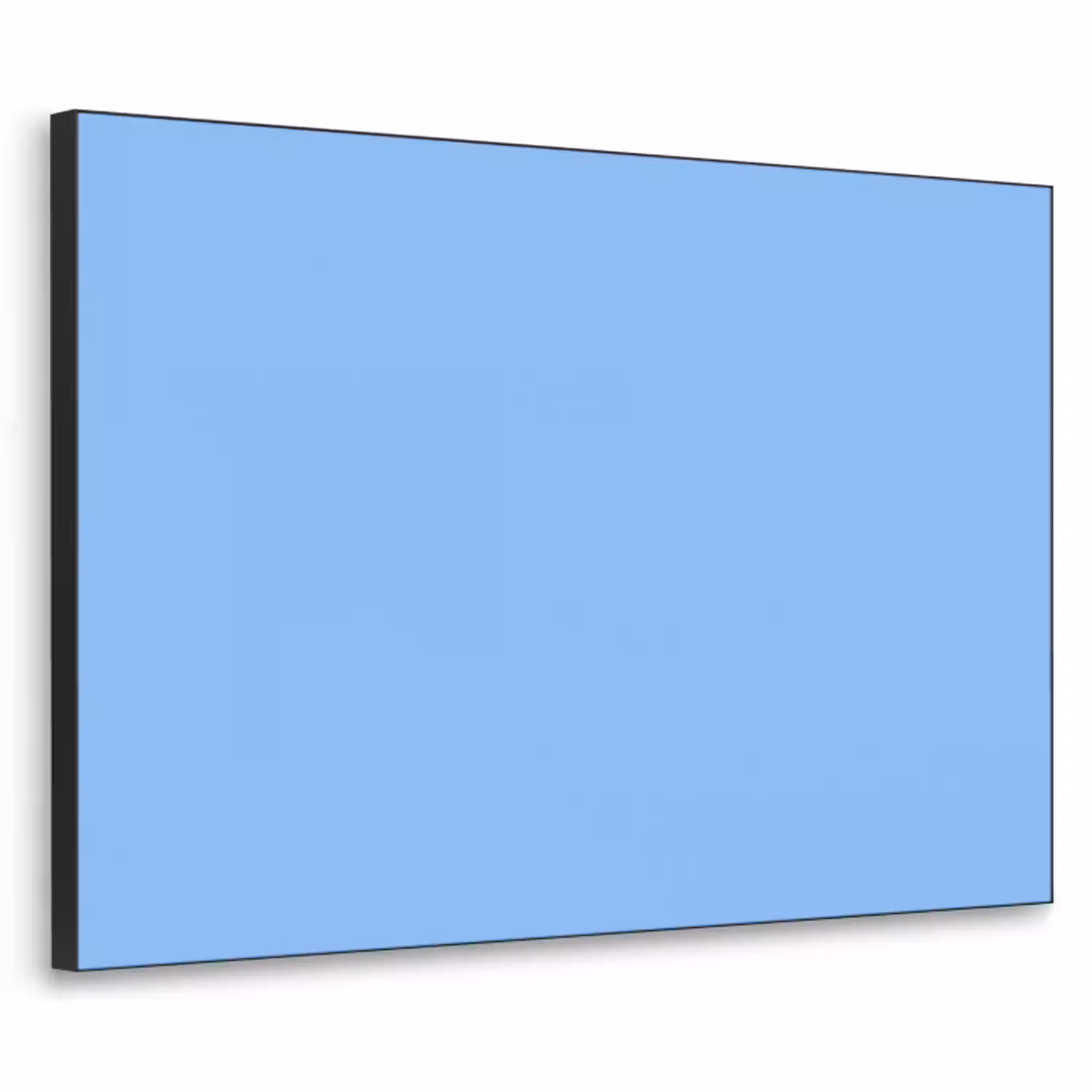 Sky - Glow - Blauw Textielframe zwart klein 947 -3d