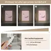 Banaan - Stippen - roze Light Box met kabel (Tafellamp) klein -USP_dimbaarNL