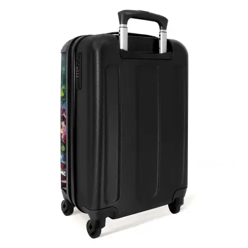Olieverf - Paraplu - Vrouw - Straat - Kunst NBS - Handbagage koffer - Kinderen Unisex middel -achterkant
