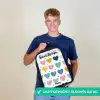Hartjes - Pastel - Patroon Rugzak - Zwart middel -sfeer7_NL