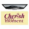 Cherish every moment - Cocktailglas - Geel Muismat XXL klein -zzz3d