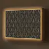 Pijlvorm - Waaier - Goud Light Box met batterij (Wandlamp) middel 907 -z3d_website
