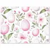 Patroon - Eieren - Roze - Pasen tuinposter los doek klein -3d