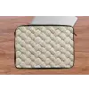 Touw - Gebreid - Beige laptophoes neopreen klein 279 -tafel