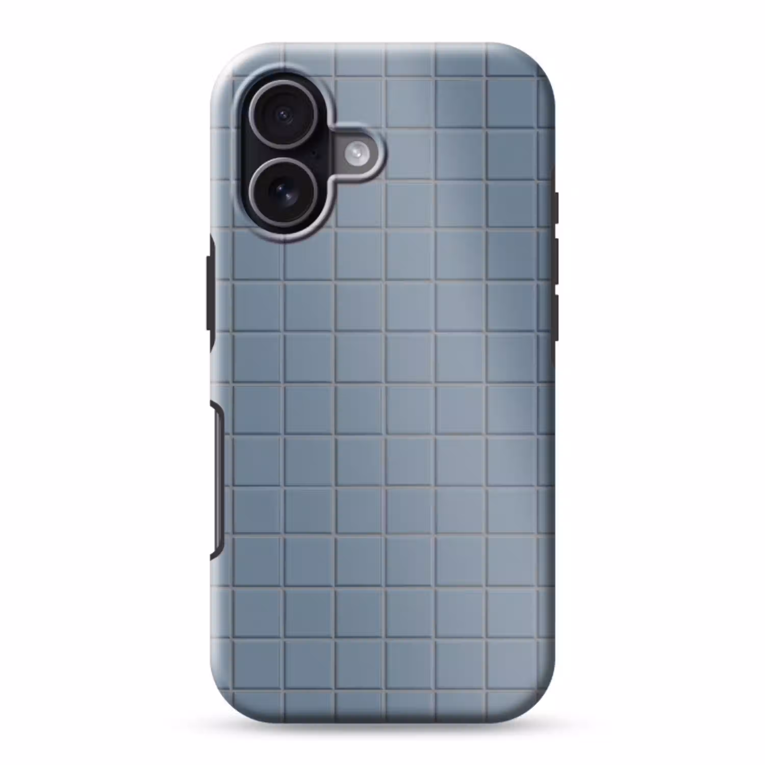 Patroon - Tegel - Blauwgrijs Toughcase MagSafe Apple iPhone 17 klein 1017 -3d
