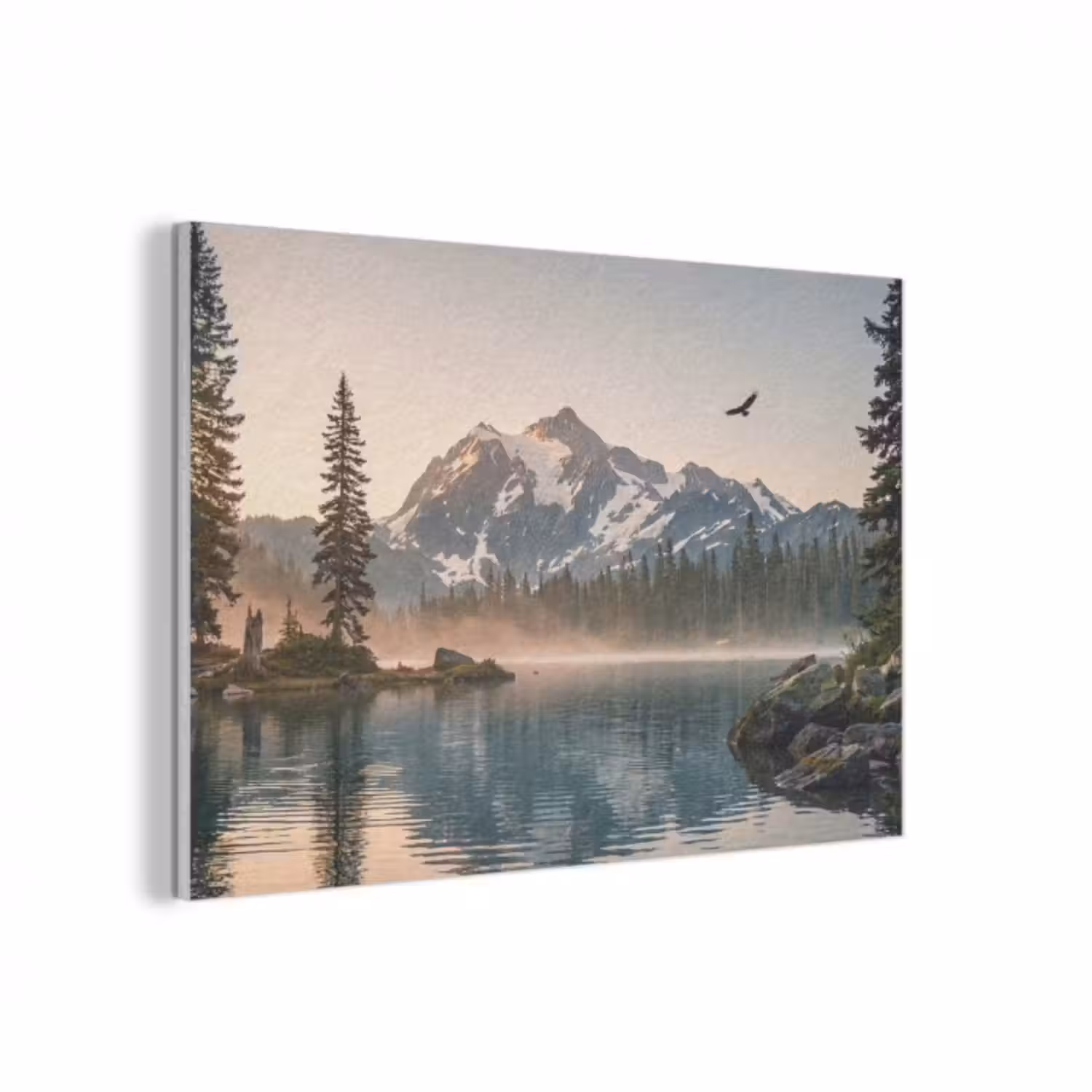 Akustikbild - Berge - Wasser - Bäume