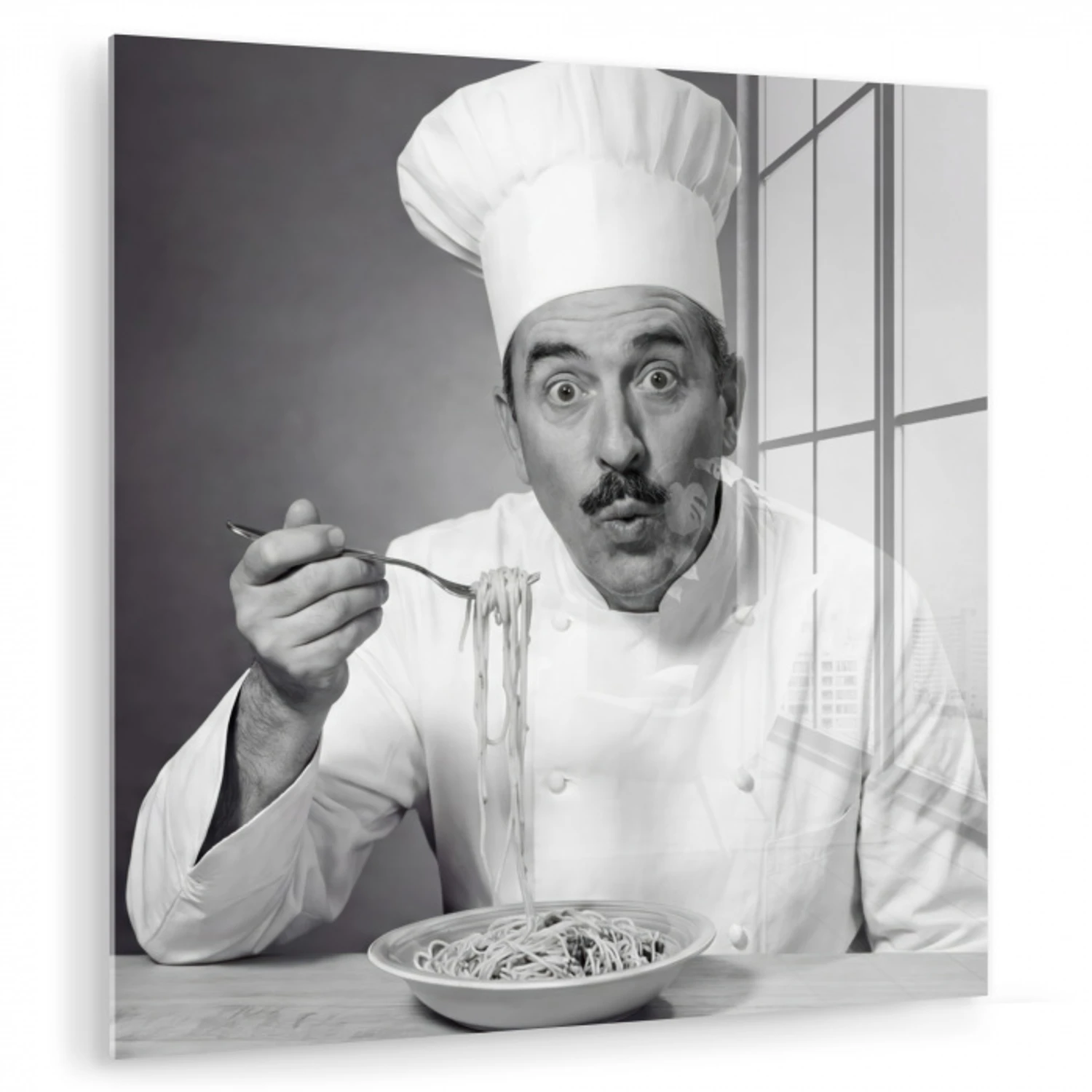 Chef - Spaghetti - Pasta plexiglas 5mm klein -zzzproduct_nieuw