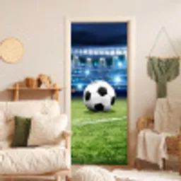 Voetbal - Stadion - Bal - Jongens deurposter klein -sfeer2