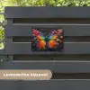 Vlinder van Kleuren tuinposter los doek klein -sfeer3