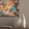 Explosie - Verfstructuur - Goud - Abstract PET vilt klein -sfeer6_closeup