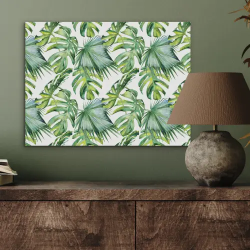 Bladeren - Monstera - Tropical - Jungle PET vilt klein -sfeer2