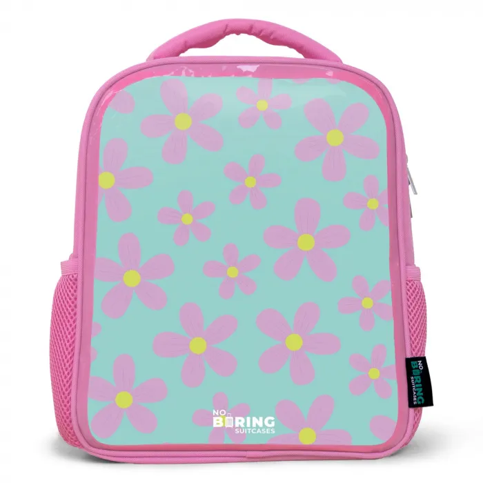 Madeliefjesmania mint Kinderrugzak - Roze middel -3d