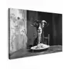 Geit - Bord - Spaghetti - Zwart Wit canvas 2cm klein -z3d