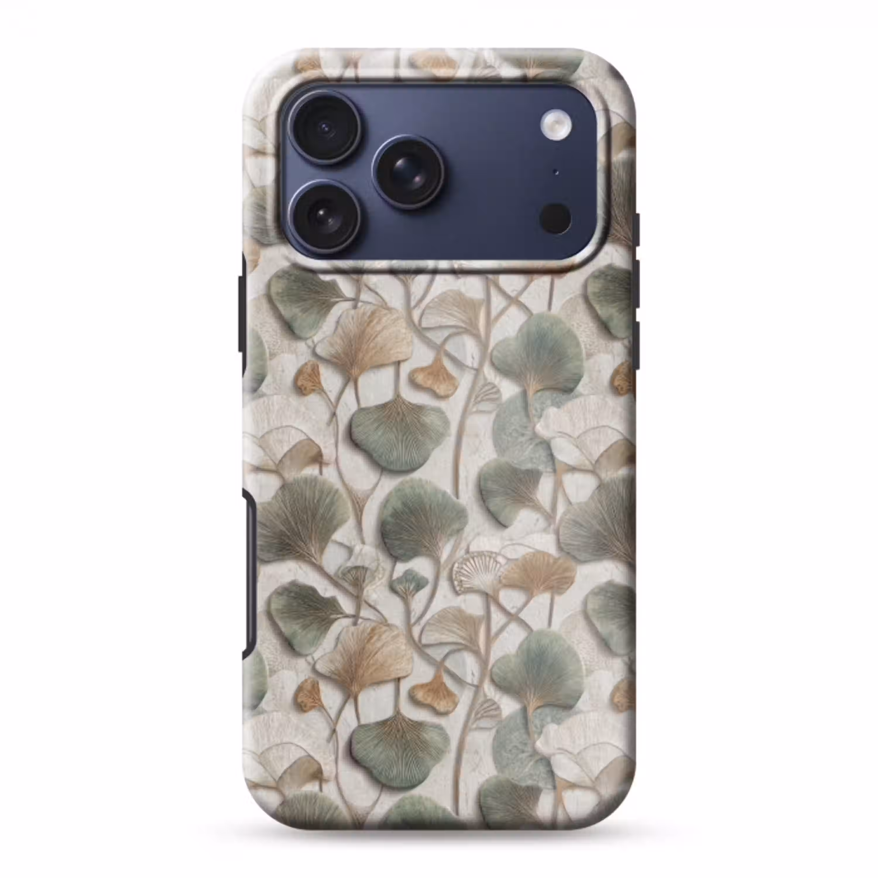 Elegant - Bladeren - Groen Toughcase MagSafe Apple iPhone 17 Pro Max klein 1019 -3d