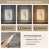 Stippen - Prinses - Kroon - Haar Light Box met kabel (Kinderlampje) klein -USP_lichtkleurNL