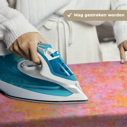 Vloeiend - Verf - Perzik Wandkleed katoen klein 269 -sfeer9