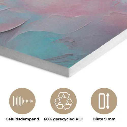 Schelp - Pastel - Pink PET vilt klein -closeup_NL
