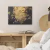 Bloemen - Takken - Goud - Sierlijk PET vilt klein -sfeer3