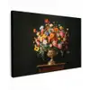Goud - Bloemen - Kleuren - Vaas canvas 2cm klein -z3d