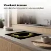 Hart van goudstof Inductie beschermer vinyl 3mm middel -sfeer1