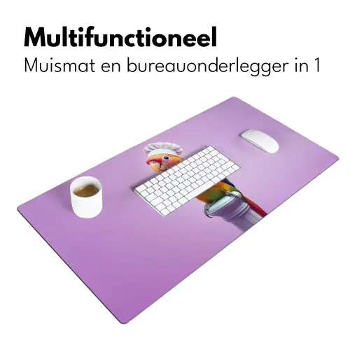 Papegaai - Koksmuts - Pilaar - Vogel Muismat XXL klein -sfeer4