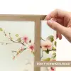 Takken - Bloemen - Vogeltjes - Roze Light Box met batterij (Wandlamp) middel -USP_websiteprintNL