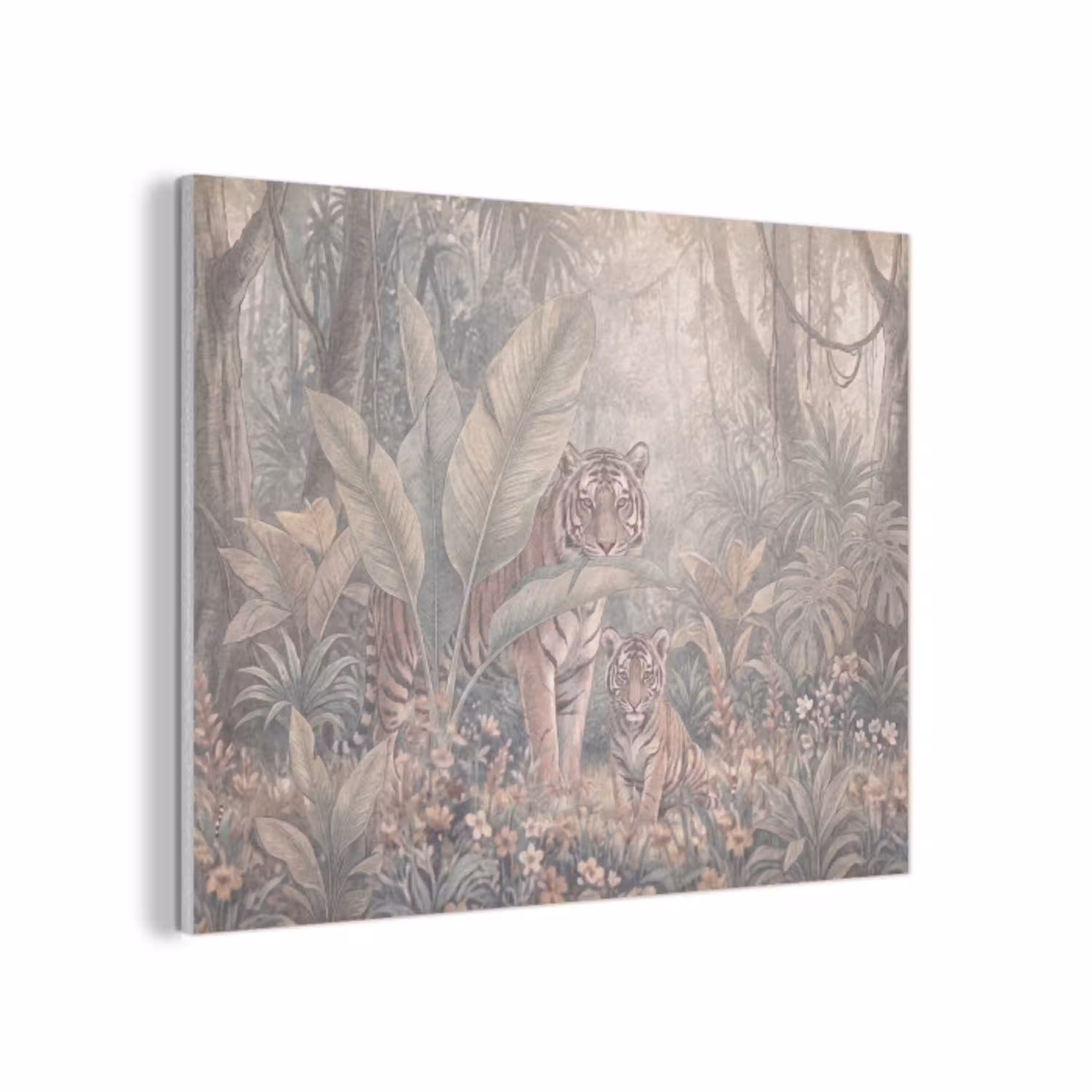 Tijger - Welp - Jungle - Illustratie - Dieren PET vilt klein -3d