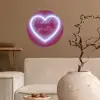 I liked it so it's mine - Neon hart - Roze Wandcirkel behangsticker klein -sfeer1