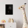 Bol - Gedroogd - Vaas - Zwart fotolijst zwart zonder passe partout klein -usfeer4_kinderkamer